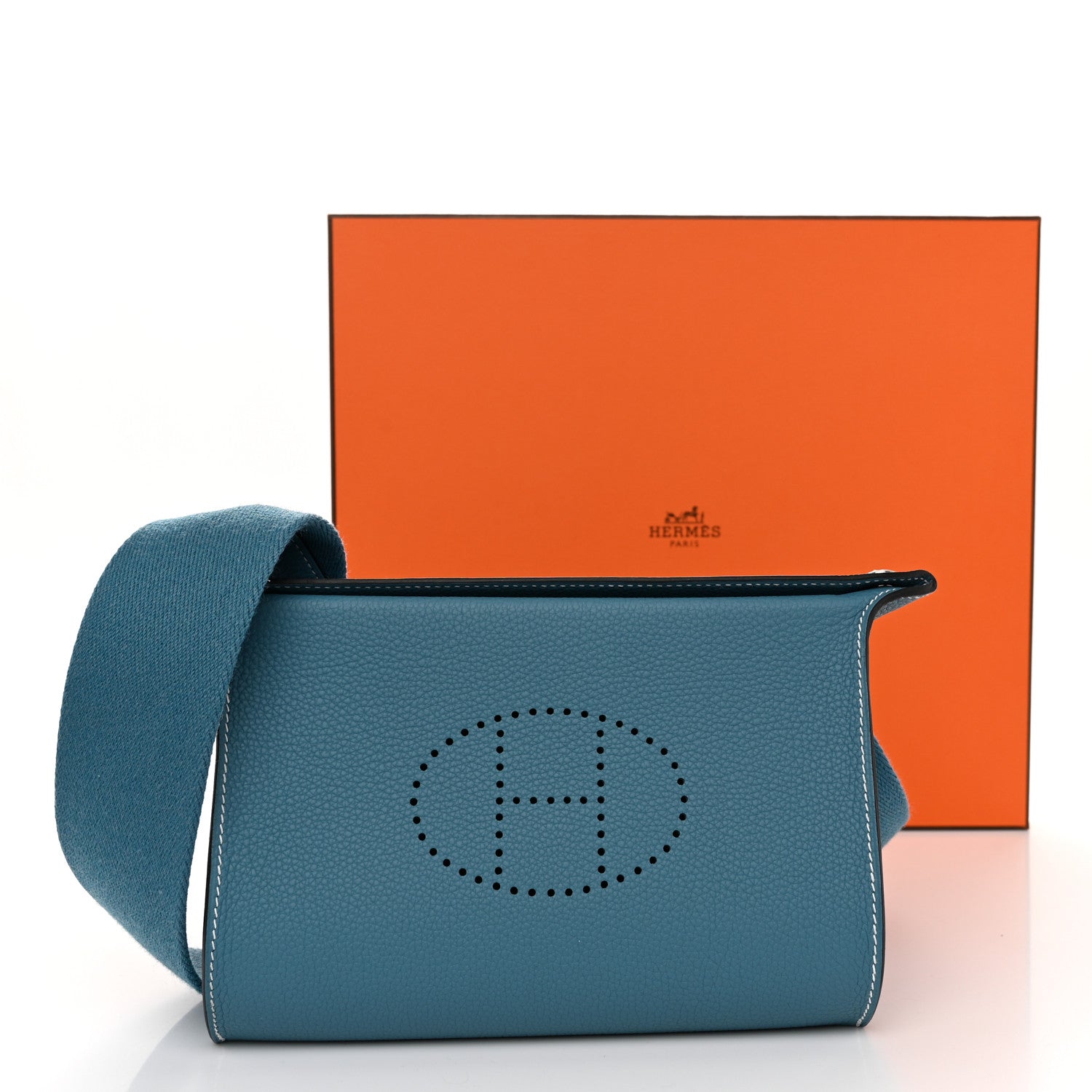 Hermes Togo Videpoches New Blue Jean 11 of 11