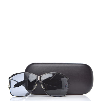 Louis Vuitton Metal Logo Aviator Sunglasses Z0199U Black 8 of 8