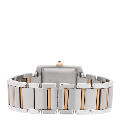Cartier Stainless Steel 18K Yellow Gold 28mm Tank Francaise Automatic Watch 3 of 4