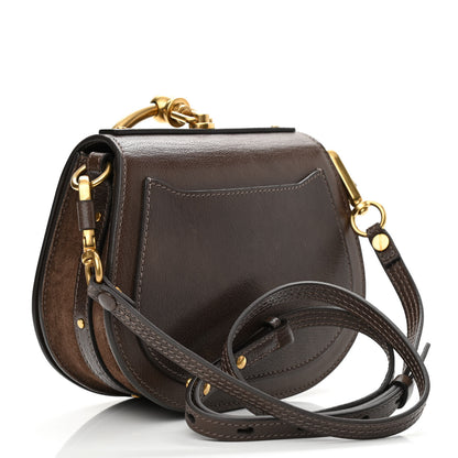 Chloe Calfskin Suede Small Nile Bracelet Bag Greyish Brown 2 of 8