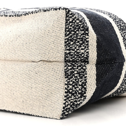 Christian Dior Canvas Print Cruise Tote Black White 9 of 9