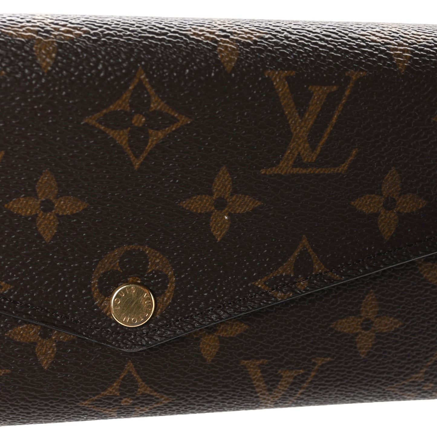Monogram Sarah Wallet NM Coquelicot
