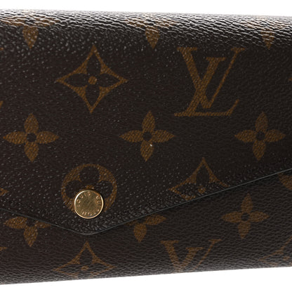 Louis Vuitton Monogram Sarah Wallet NM Coquelicot 10 of 11