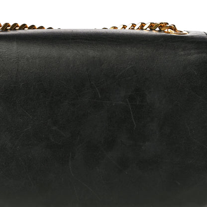 Saint Laurent Calfskin Small Classic Monogram Kate Tassel Satchel Black 25 of 26