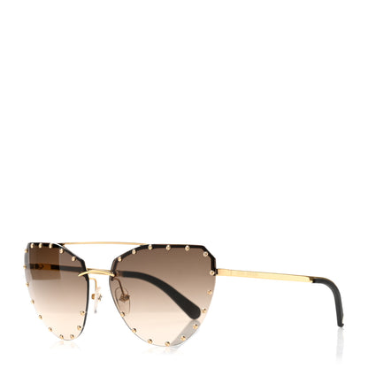 Louis Vuitton The Party Aviator Cat Eye Gradient Sunglasses Z0914U Brown 1 of 6