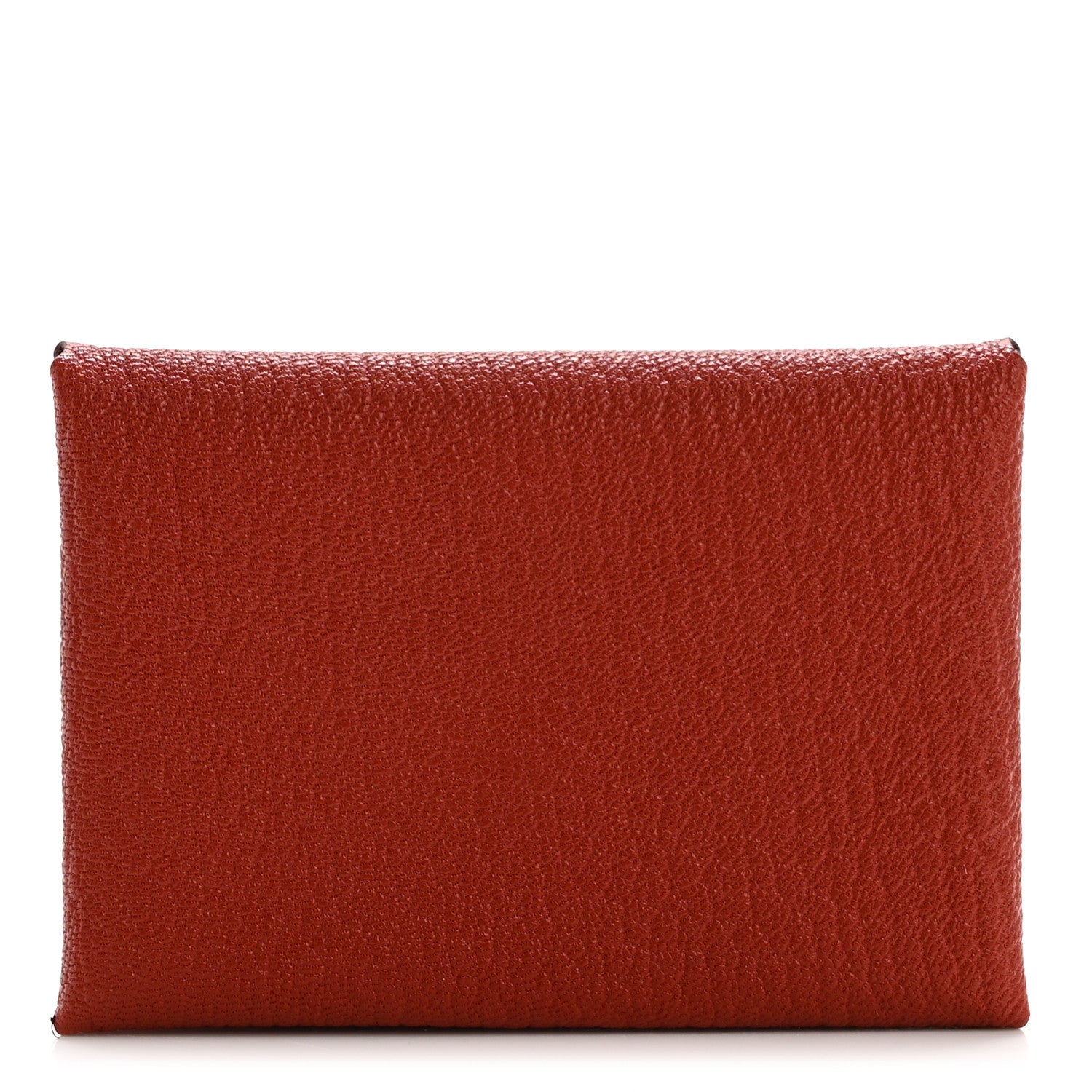 Hermes Chevre Mysore Calvi Duo Card Case Cuivre 1 of 8