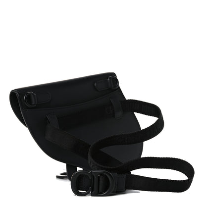 Christian Dior Ultra Matte Calfskin Saddle Belt Bag Black 3 of 11