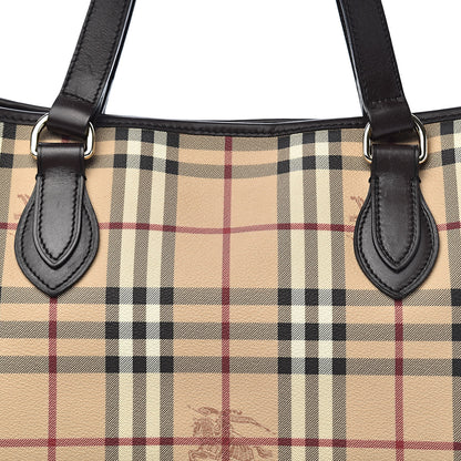 Burberry Haymarket Check Tote Chocolate 12 of 12