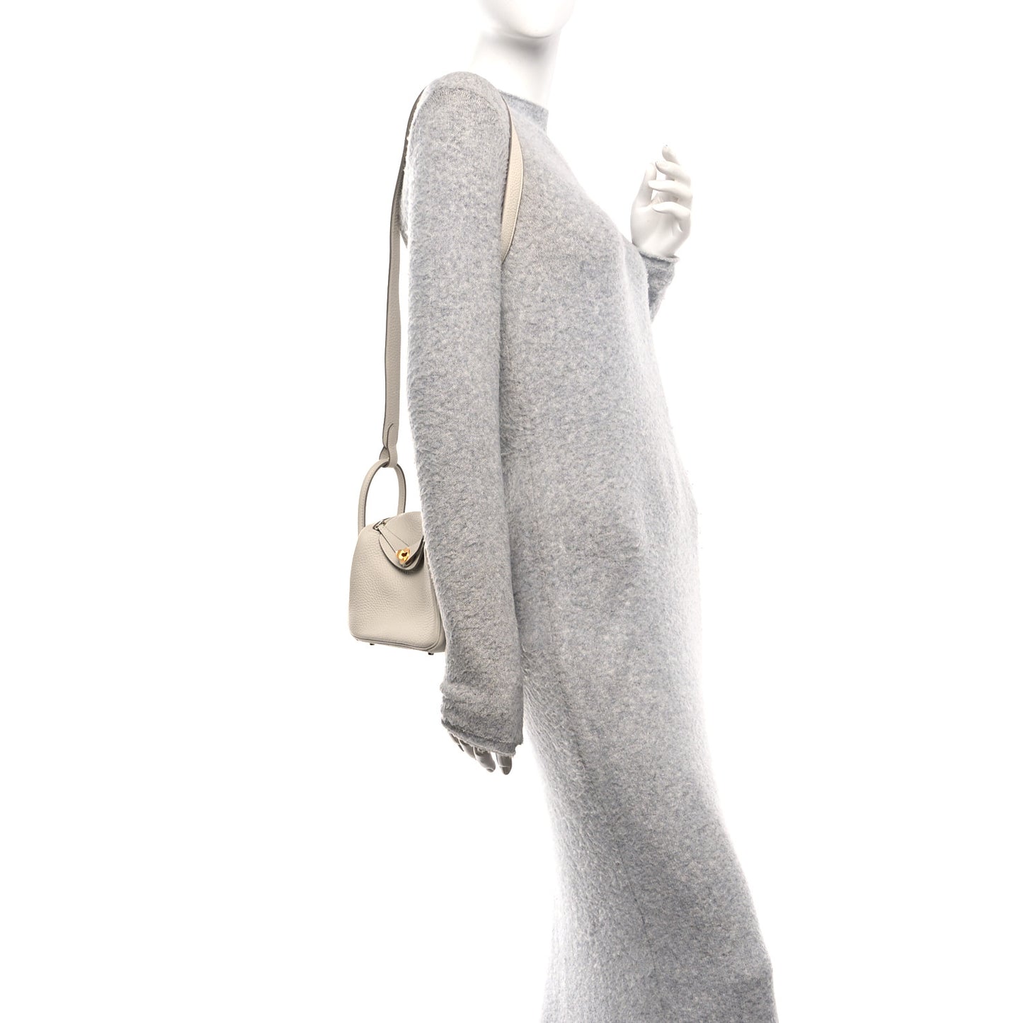 Taurillon Clemence Mini Lindy 20 Craie