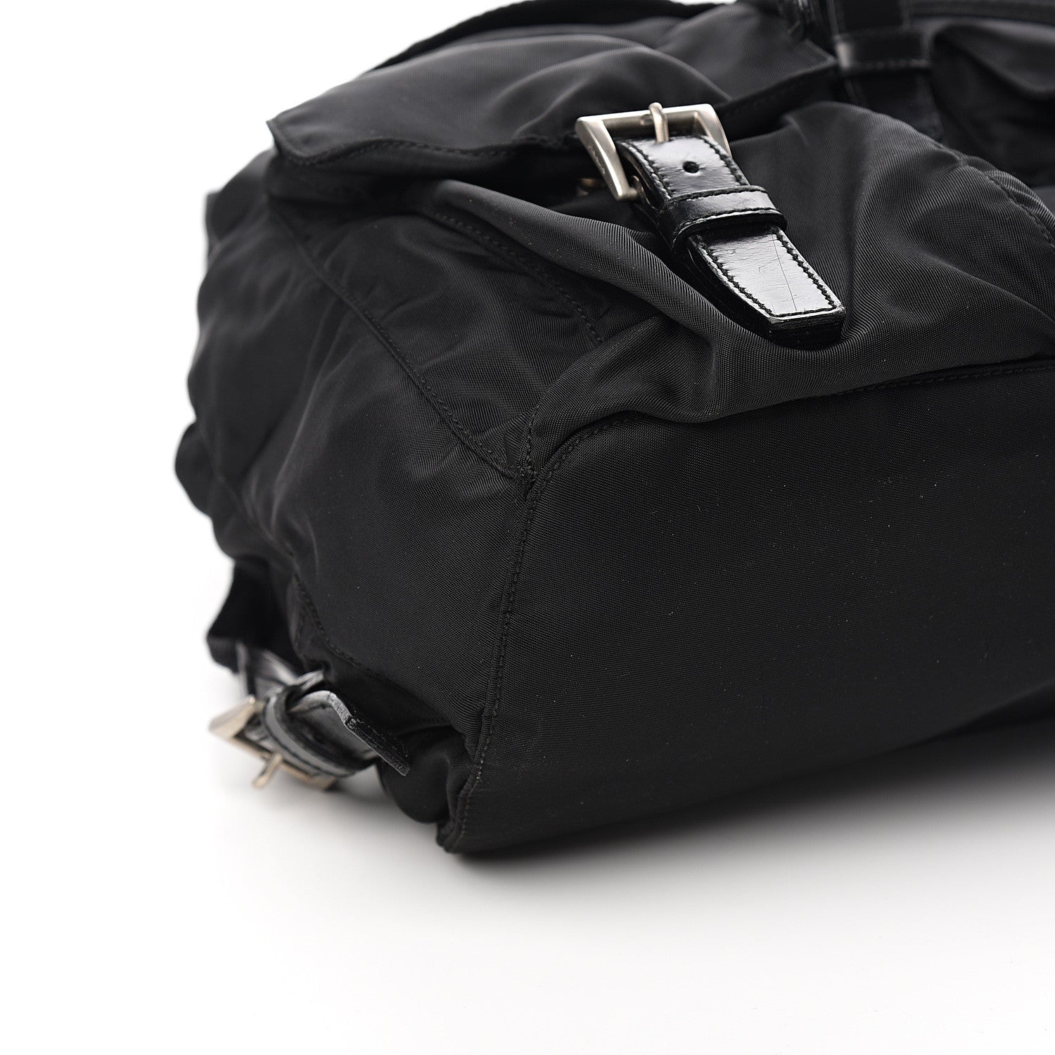 Prada Nylon Vela Medium Backpack Black 7 of 9