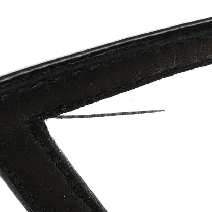 Prada Spazzolato Metal Triangle Logo 55mm Slingback Pumps 39.5 Black 9 of 10