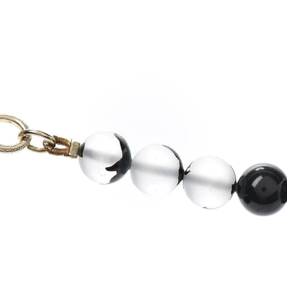 Chanel Beaded CC Star Necklace Black 5 of 6