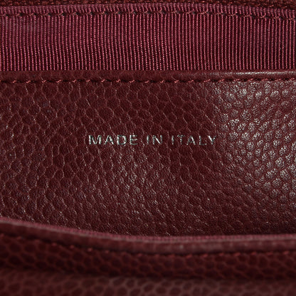 Chanel Caviar Half Moon Wallet On Chain WOC Bordeaux 8 of 9