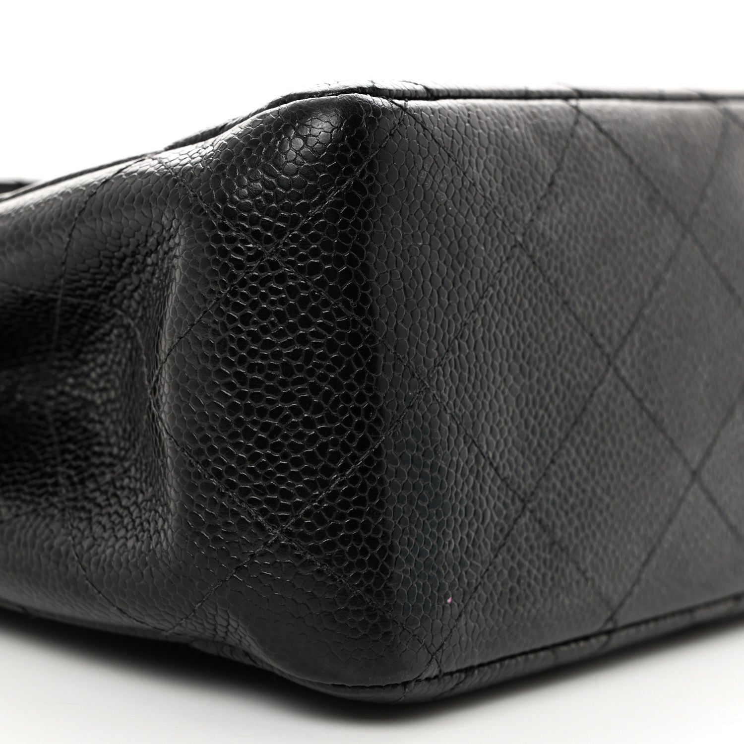Chanel Caviar Quilted Jumbo Single Flap Black 9 of 10