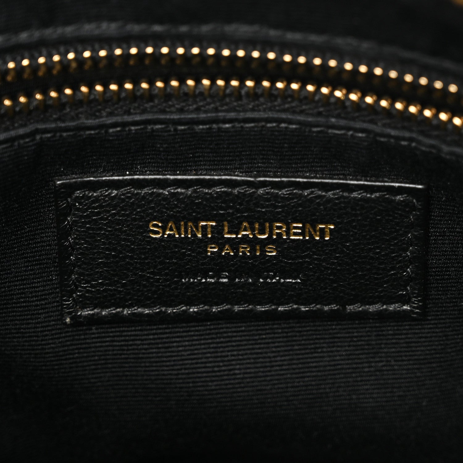 Saint Laurent Lambskin Quilted Victoire Camera Bag Blanc Vintage 8 of 16