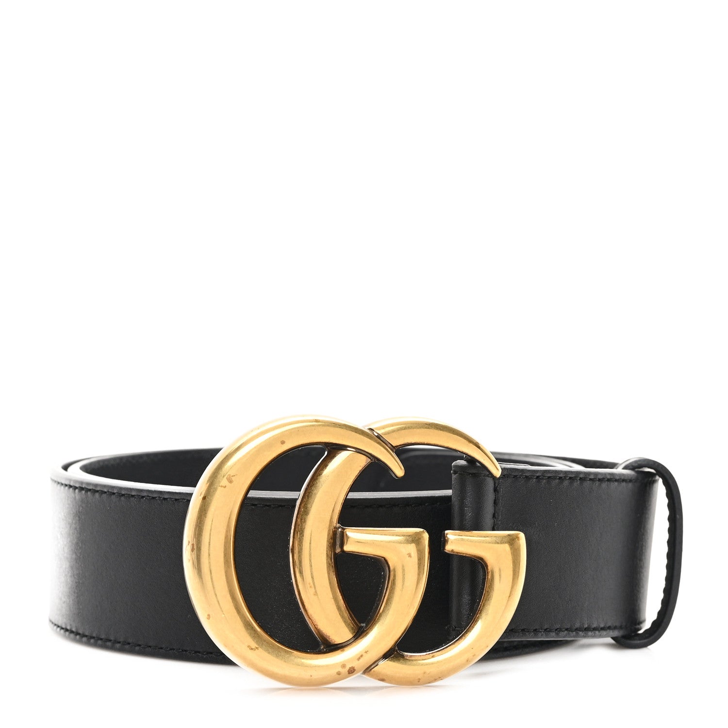 Gucci Calfskin Double G 40mm Belt 90 36 Black 1 of 5