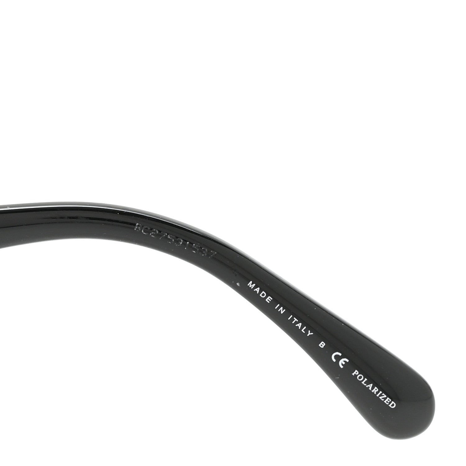 Chanel Acetate Strass Polarized Square Sunglasses 5422-B Black 6 of 8