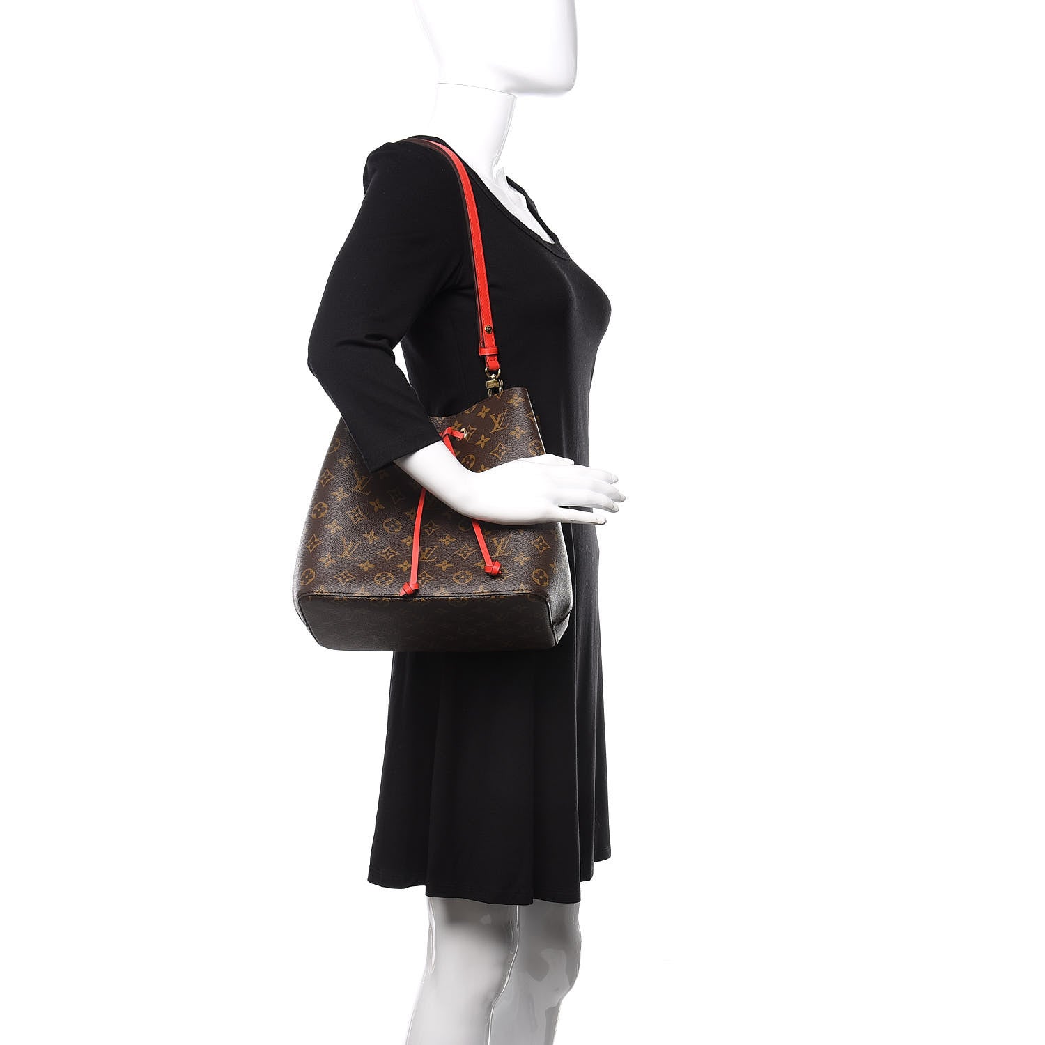 Louis Vuitton Monogram Neonoe MM Coquelicot 2 of 9