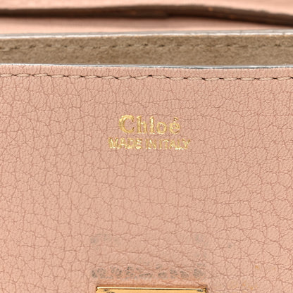 Chloe Grained Lambskin Mini Drew Shoulder Bag Cement Pink 6 of 12