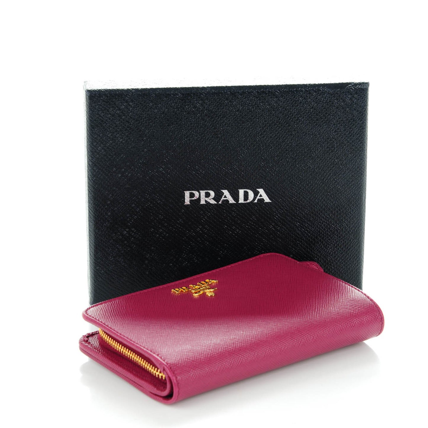Saffiano Metal Compact Wallet Ametista
