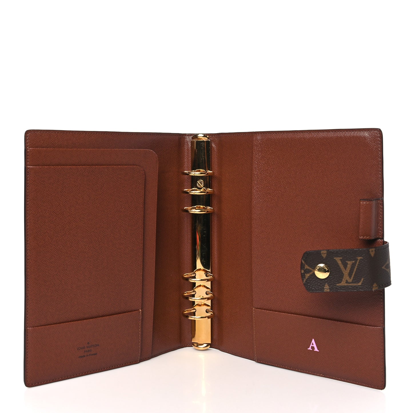 Monogram Large Ring Agenda Cover
