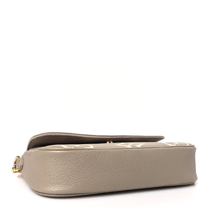 Louis Vuitton Empreinte Monogram Giant Ivy Wallet On Chain Tourterelle Creme 4 of 9