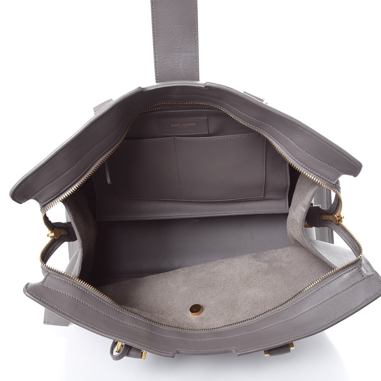 Smooth Calfskin Medium Cabas Monogram Fog