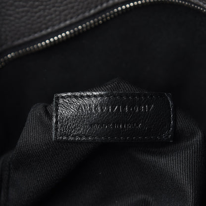 Saint Laurent Grained Calfskin Sac De Jour Souple Duffle 36H Asphalt Gray 7 of 14