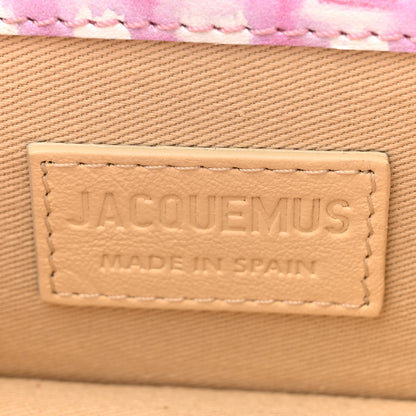 Jacquemus Smooth Calfskin Check Printed Le Chiquito Pink White 6 of 16