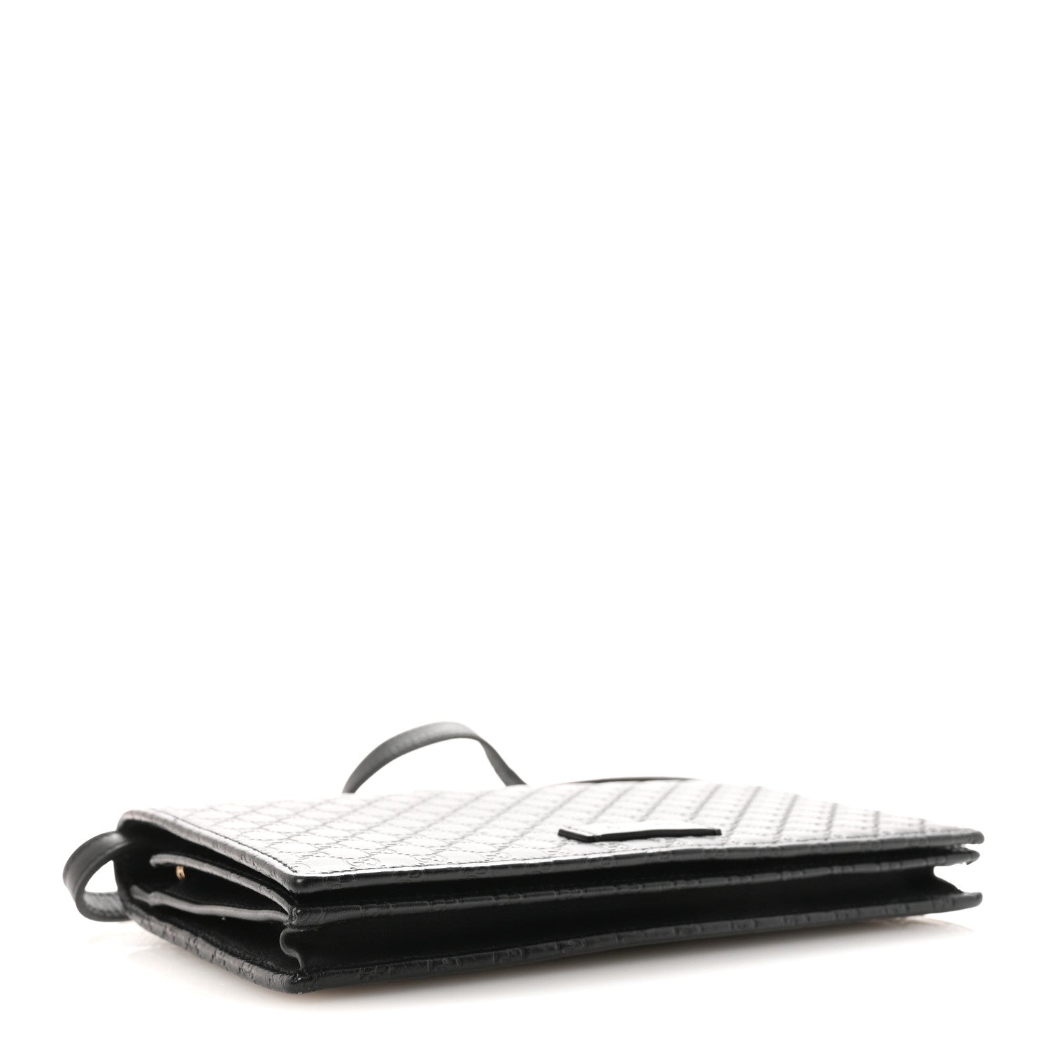 Gucci Microguccissima Crossbody Wallet Black 4 of 9