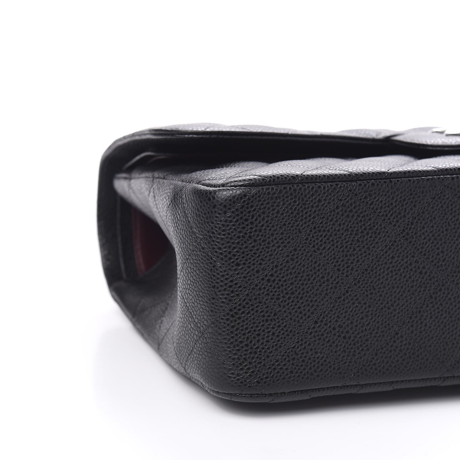 Chanel Caviar Quilted Jumbo Double Flap Black 7 of 10