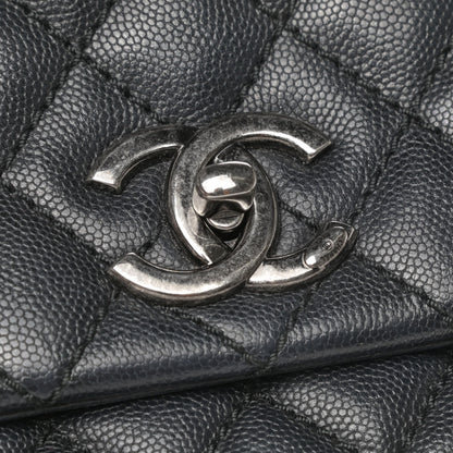 Chanel Caviar Quilted Small Coco Handle Flap Black 11 of 14