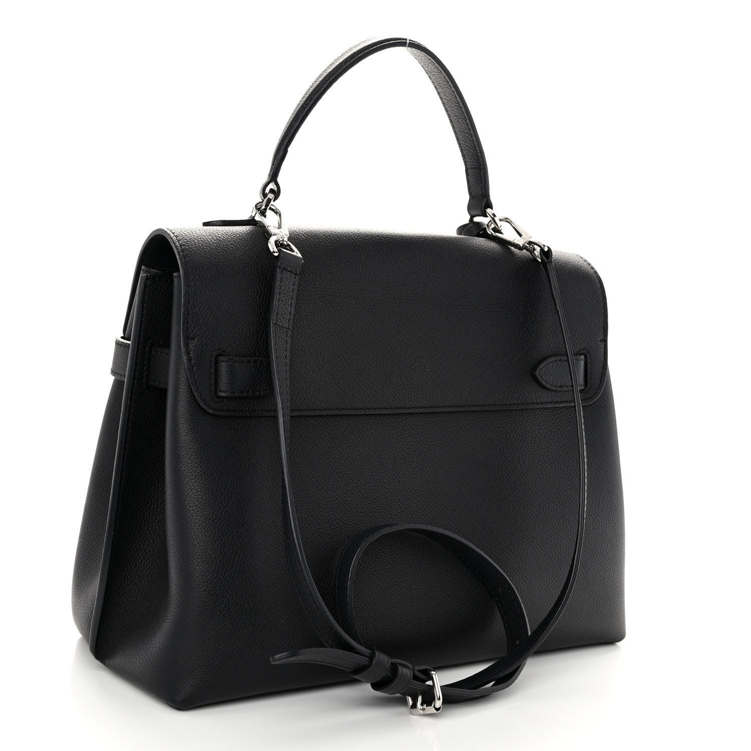 Louis Vuitton Calfskin Lockme Ever Black 3 of 9