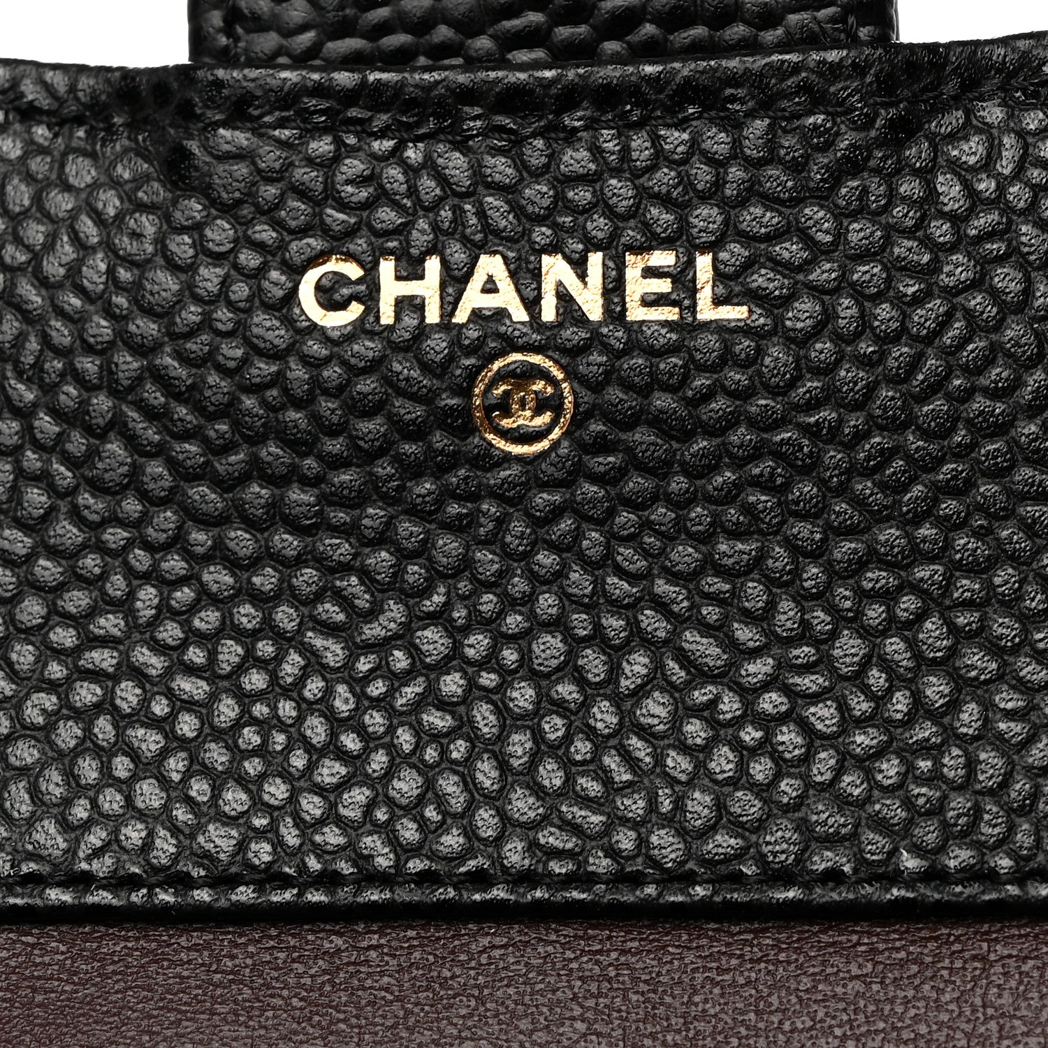 Chanel Caviar Quilted Compact Flap Wallet Black 6 of 9
