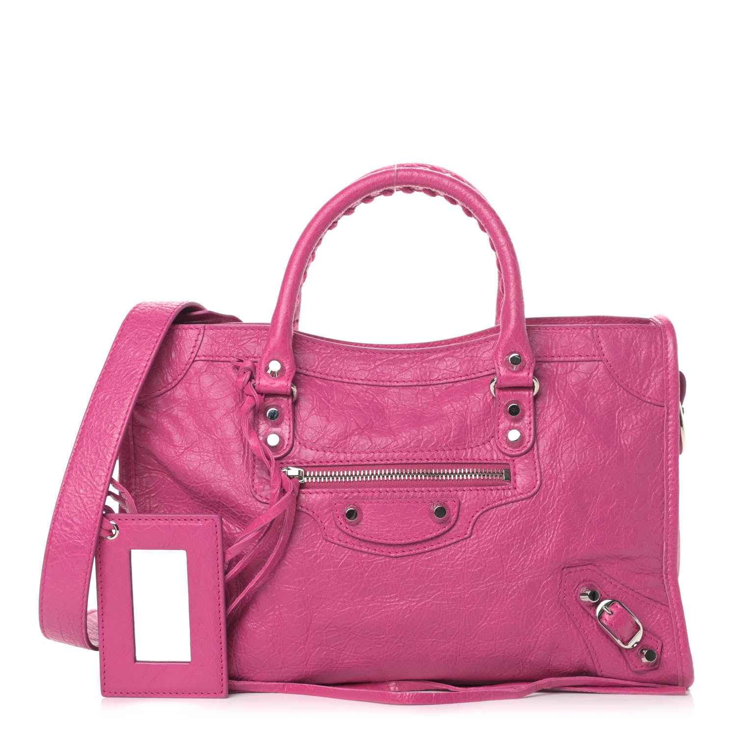 Balenciaga Agneau Classic Silver Hardware S City Rose Magenta 1 of 5