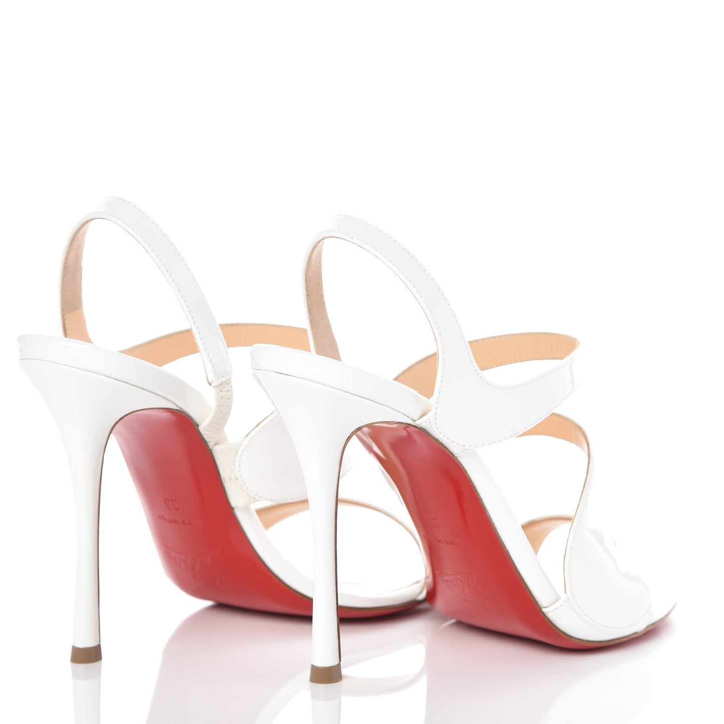 Patent Vavazou 100 Sandals 36 Latte