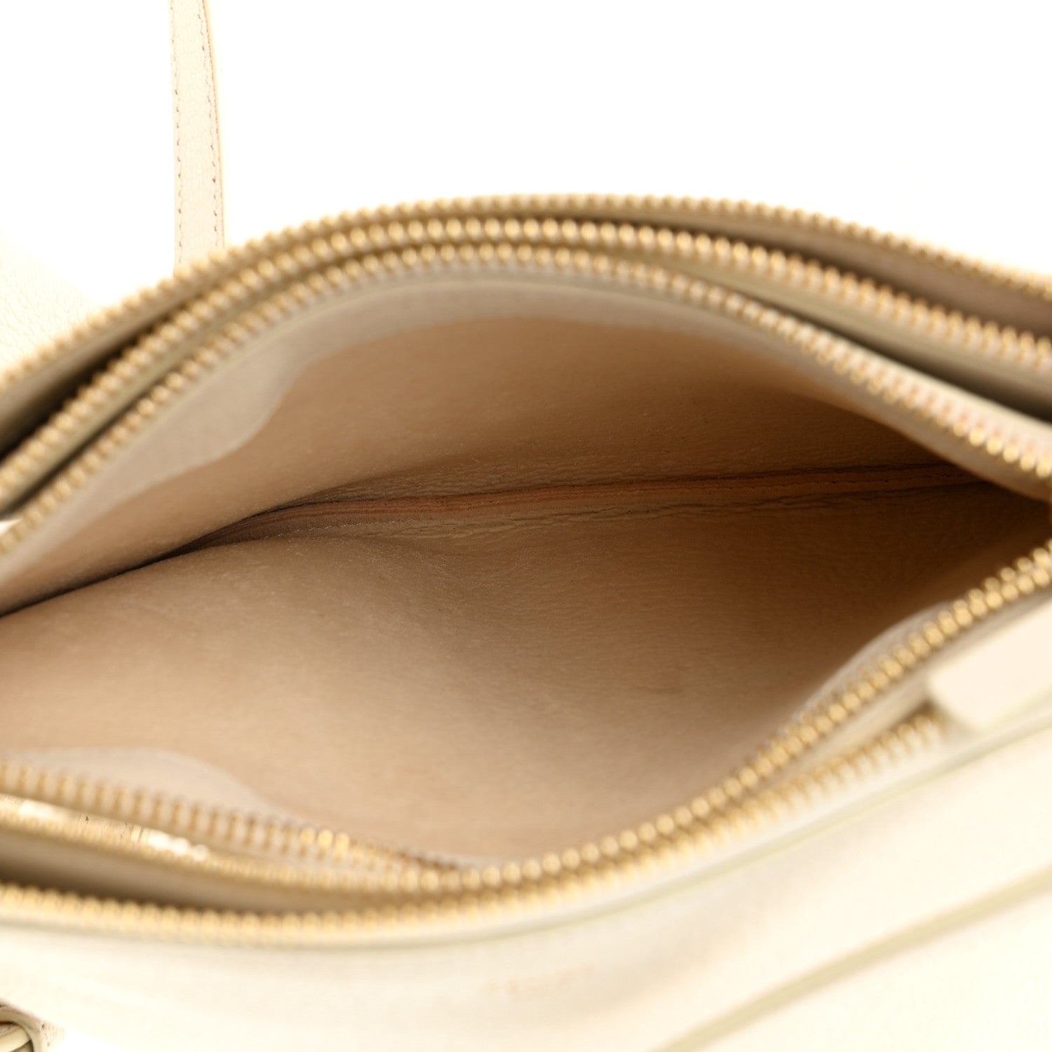 Celine Goatskin Small Trio Crossbody Bag White 6 of 13