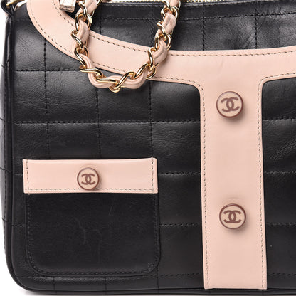 Chanel Calfskin Quilted Small Girl Shoulder Bag Black 11 of 11