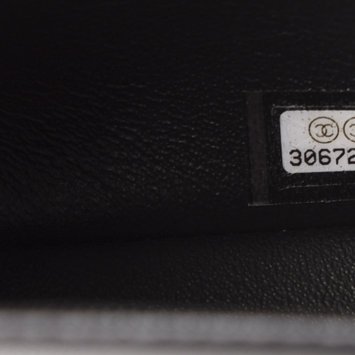 Lambskin Quilted Mini Rectangular Flap Black