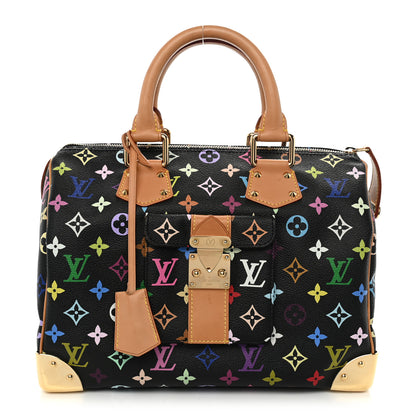 Louis Vuitton Monogram Multicolor Speedy 30 Black 1 of 9