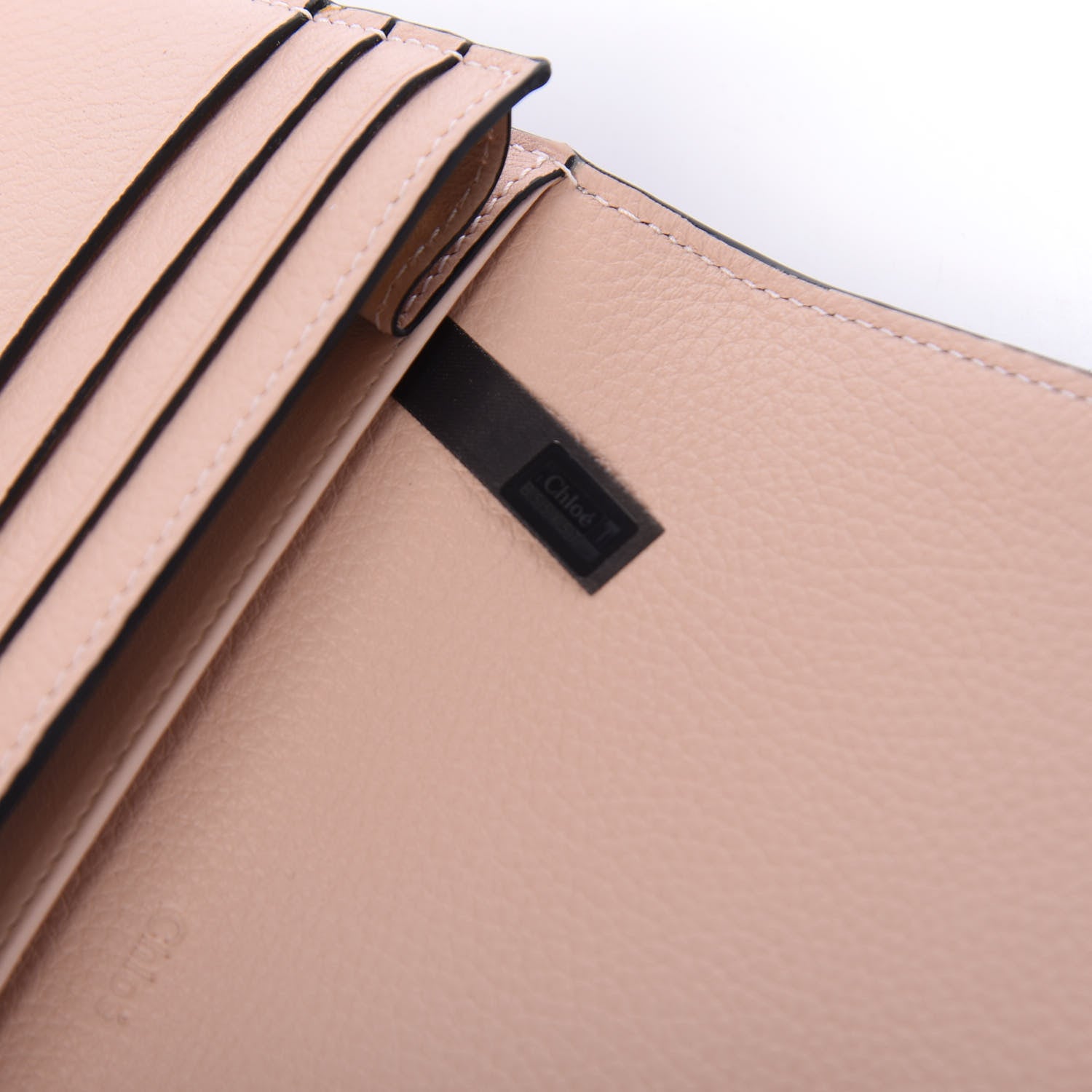 Chloe Calfskin Alphabet Long Wallet Blush Nude 7 of 11