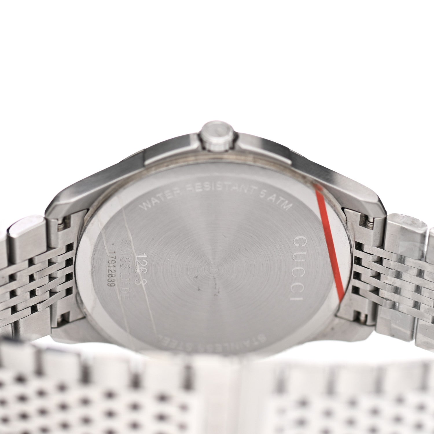 Gucci Stainless Steel 40mm G-Timeless Quartz Watch Brown 4 of 5