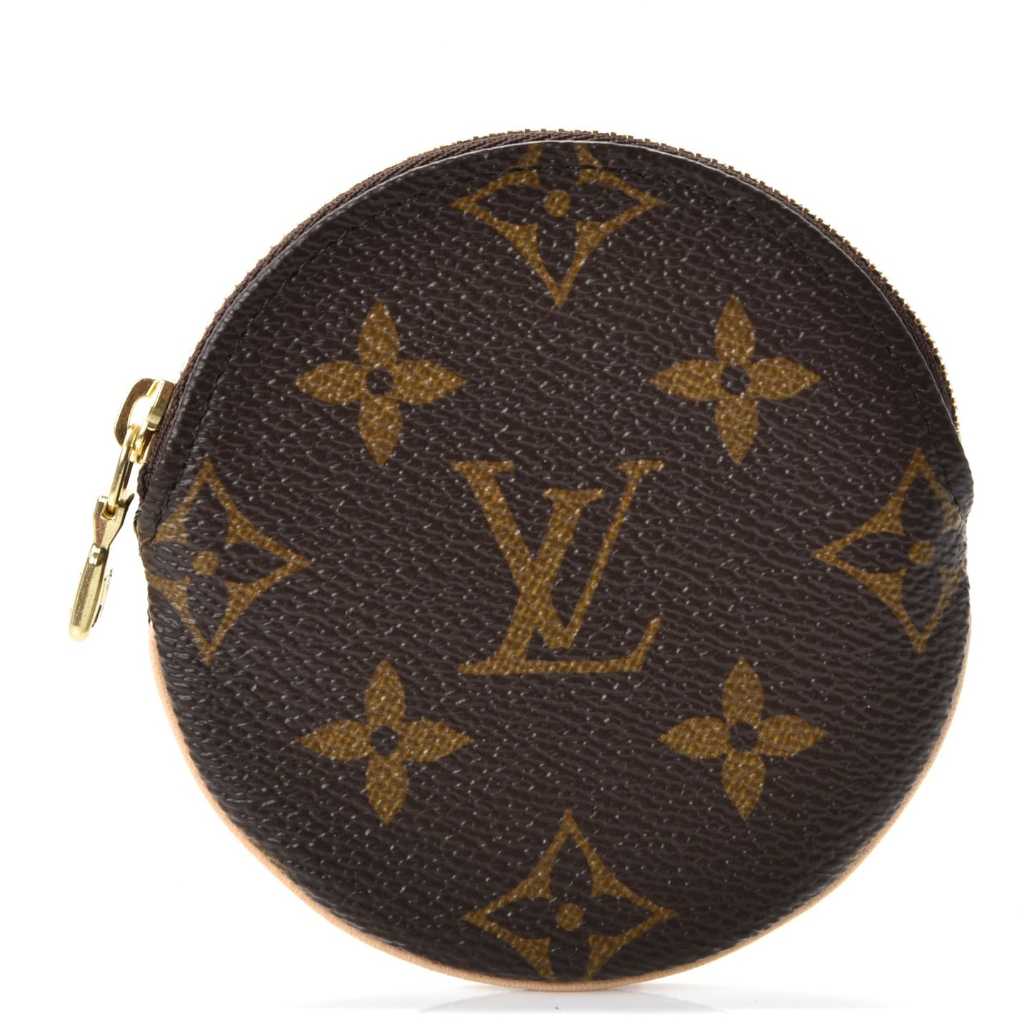Monogram Round Coin Purse