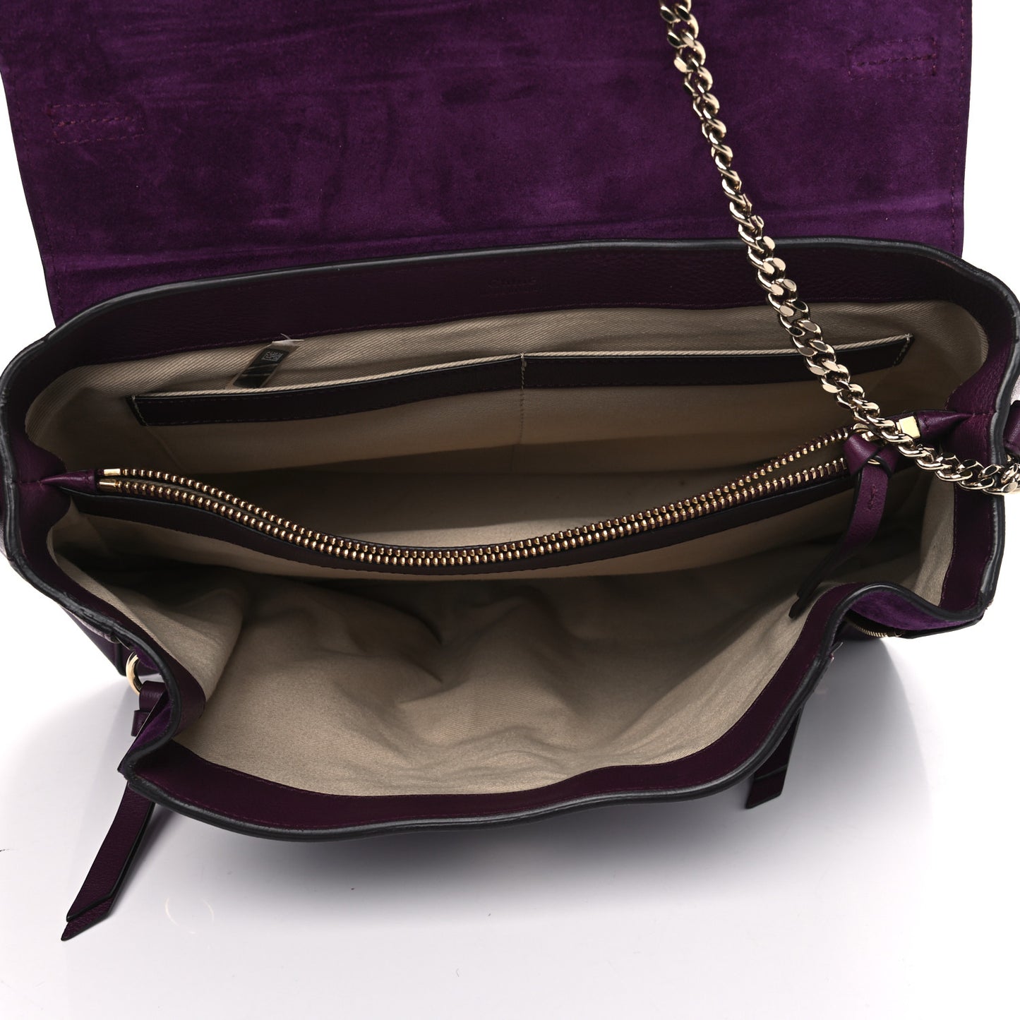 Calfskin Medium Faye Day Shoulder Bag Intense Violine