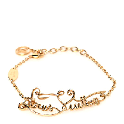 Louis Vuitton My LV Affair Bracelet Gold 1 of 5