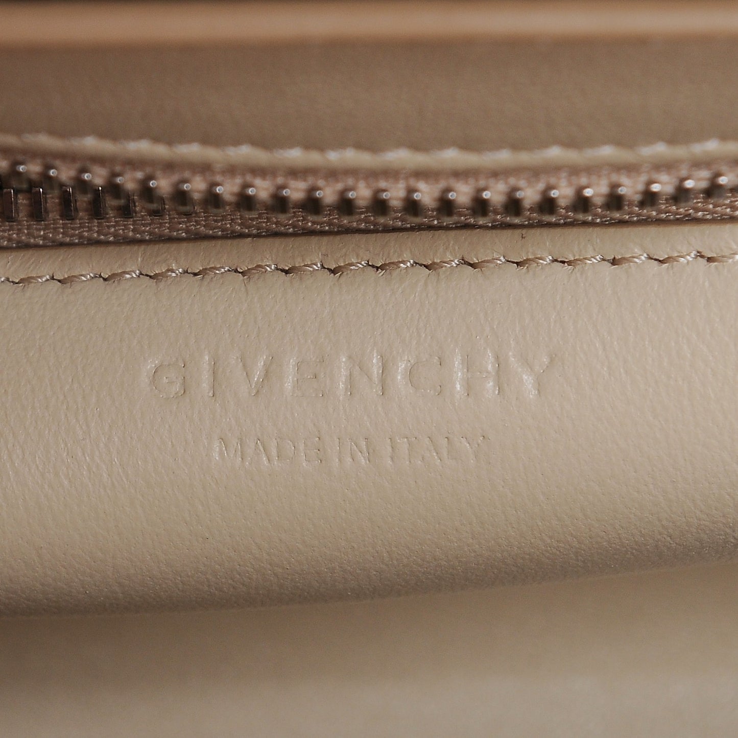 Grained Calfskin Small Horizon Satchel Nude Pink