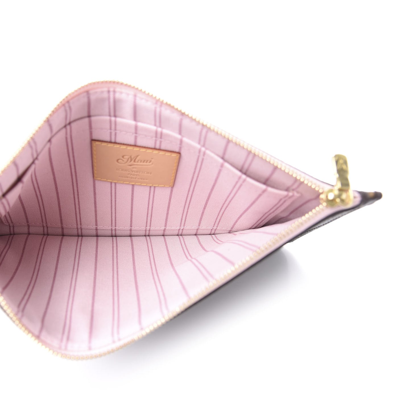 Monogram Neverfull MM GM Pochette Rose Ballerine
