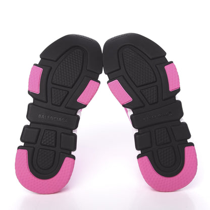 Balenciaga Neoprene Knit Tri-Color Sole Womens Speed Sneakers 37 Pink White Black 5 of 6