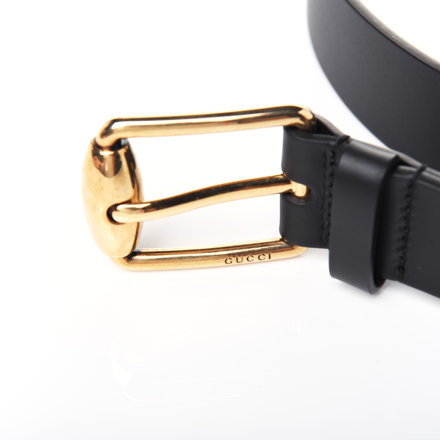 Gucci Calfskin Belt 85 34 Black 4 of 8