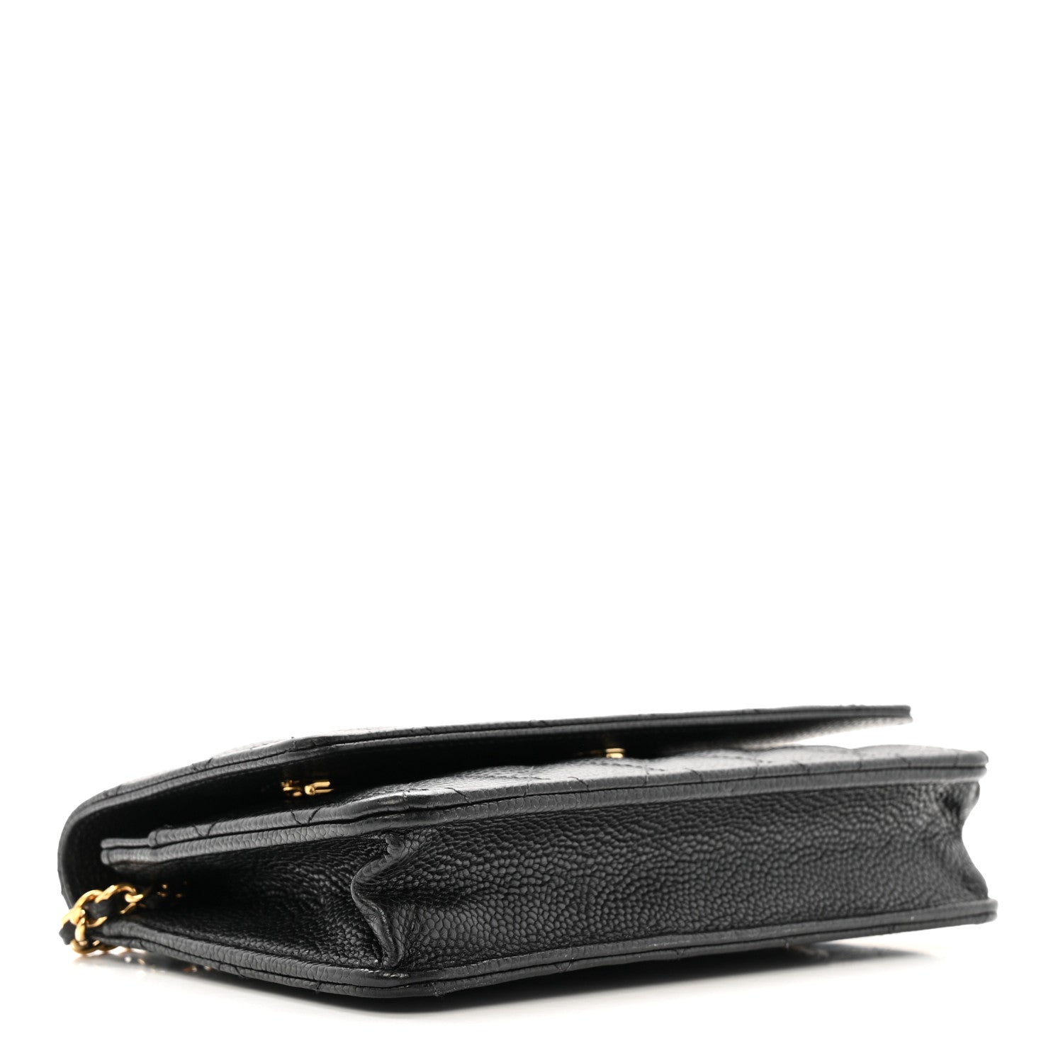 Chanel Caviar Quilted Wallet On Chain WOC Black 4 of 14